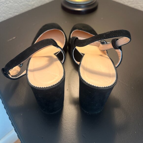 J Crew Maisie Ankle-strap Heels In Italian Suede For Women - Picture 3 of 5